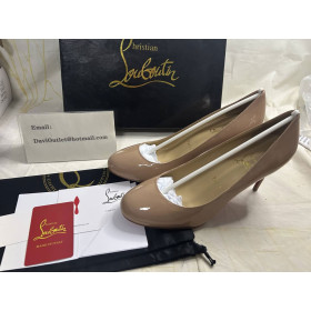 Christian Louboutin Dolly Pump 85 Mm Pumps Patent Calf Blush