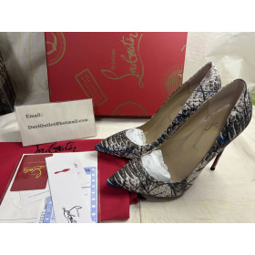 Christian Louboutin So Kate Pumps 120mm Python Vulcano