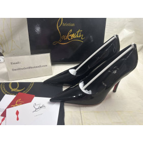 Christian Louboutin Miss Z 100 Mm Pumps Patent Leather Black