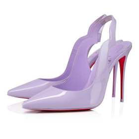 Christian Louboutin Pumps Hot Chick 100 mm Lilac Smoke/lin Lilac Smoke Patent leather