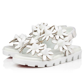 Christian Louboutin Bianco/bianco Nappa Leather Sandal