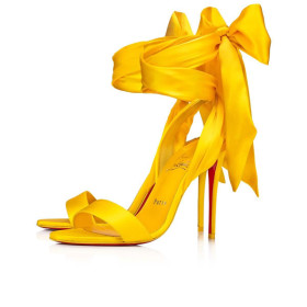 Christian Louboutin 100 mm Sol/lin Sol Crepe Satin Sandal