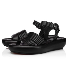Christian Louboutin Black Nappa light Sandal