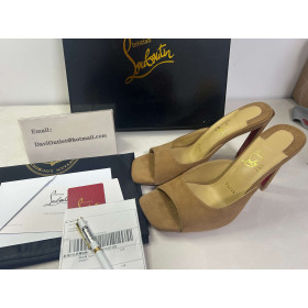 Christian Louboutin Condora Mule 100mm Mules Veau Velours Lionne