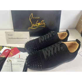 Christian Louboutin Louis Junior SP Black/black Veau Velours