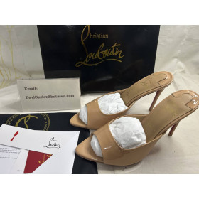 Christian Louboutin Miss Z Mule 100 Mm Mules Patent Calf Leather Blush