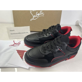 Christian Louboutin Astroloubi Sneakers Calf Leather Suede Black