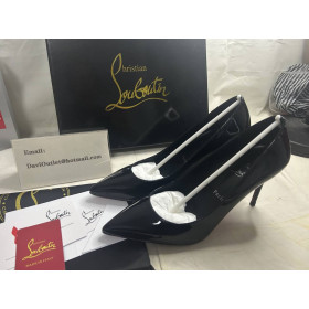 Christian Louboutin Miss Z 80 Mm Pumps Patent Calf Leather Black