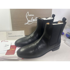 Christian Louboutin Boot Roadie Black Leather