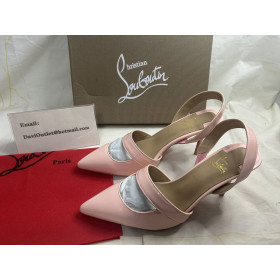 Christian Louboutin Actina 85mm Slingback Pumps Nappa Leather Nude