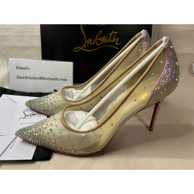 Christian Louboutin Pumps Follies Strass 100mm Version Ab Strass
