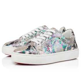 Christian Louboutin Sneaker Vieirissima Roccia/bianco Calf