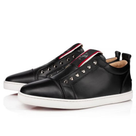 Christian Louboutin Low-top F.A.V Fique A Vontade Black Calf Sneaker