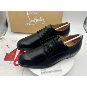 Christian Louboutin Capitano Oxford Smooth Calf Leather Black