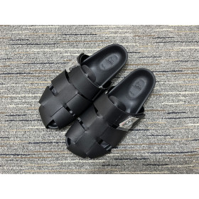 Christian Louboutin Abubizz Mule Sandals Calf Leather Black