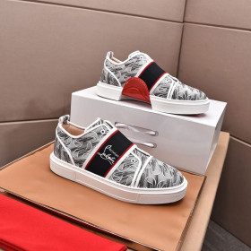 Christian Louboutin Adolescenza Sneakers Recycled Polyester Gray