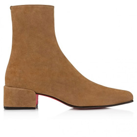 Christian Louboutin Alleo Boot 40mm Low Boots Veau Velours Rhea