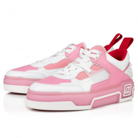 Christian Louboutin Astroloubi Woman Sneakers Calf Leather And Nappa Leather Calipso