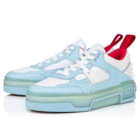 Christian Louboutin Astroloubi Woman Sneakers Calf Leather Mineral