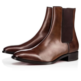 Christian Louboutin Boot Sanson Havane Leather