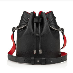 Christian Louboutin By My Side Bucket Bag Calfskin Black