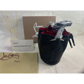 Christian Louboutin By My Side Bucket Bag Calfskin Black