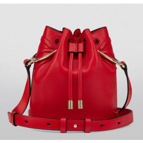 Christian Louboutin By My Side Bucket Bag Calfskin Red