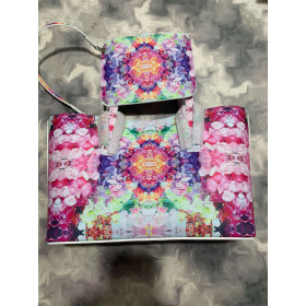 Christian Louboutin Cabata Leather Tote Bag Floral-Print