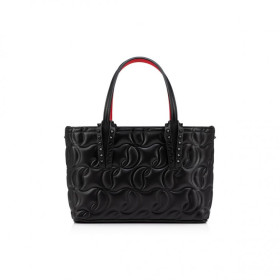 Christian Louboutin Cabata Mini Tote Bag Nappa Leather Black