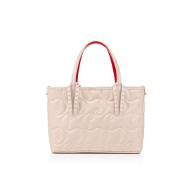 Christian Louboutin Cabata Mini Tote Bag Nappa Leather Leche
