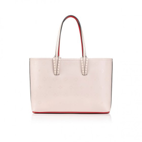 Christian Louboutin Cabata Small Tote Bag Calf Loubinthesky Print Leche