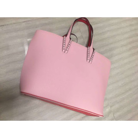 Christian Louboutin Cabata Tote Bag Calf Leather Pink