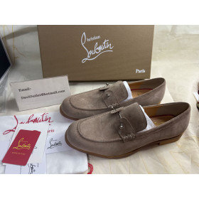 Christian Louboutin Chambelimoc Loafers Calf Leather Saharienne