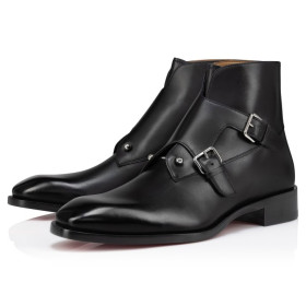 Christian Louboutin Chambelimonk Boot Calf Leather Black