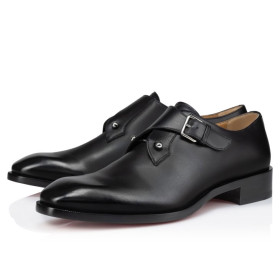 Christian Louboutin Chambelimonk Derbies Calf Leather Black