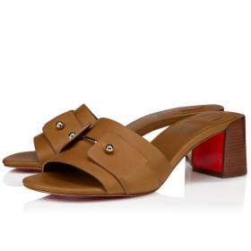 Christian Louboutin Chambelimule Mule 55mm Mules Calf Leather Brown