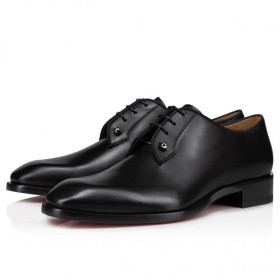 Christian Louboutin Chambeliss Derbies Calf Leather Black