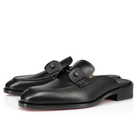 Christian Louboutin Chambeluss Mules Calf Leather Black