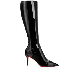 Christian Louboutin Cl In 90s Botta 80mm Leather Black