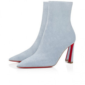 Christian Louboutin Condora Booty 100mm Low Boots Veau Velours Paseo