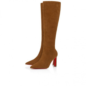 Christian Louboutin Condora Botta 100mm Boots Veau Velours Rhea