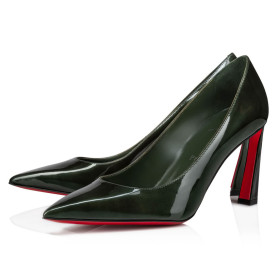 Christian Louboutin Condora Pumps 100mm Patent Leather Green