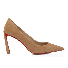 Christian Louboutin Condora Pumps 100mm Veau Velours Lionne Beige