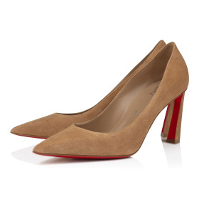 Christian Louboutin Condora Pumps 100mm Veau Velours Lionne Beige
