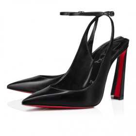 Christian Louboutin Condora Strap 100 mm Strappy Pumps Leather Black