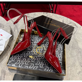 Christian Louboutin Condora Strap 100 Mm Strappy Pumps Vog Patent Leather Loubi
