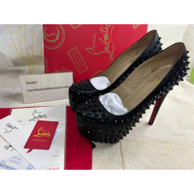 Christian Louboutin Daffodile Spikes Platform 160mm Nappa Leather Black