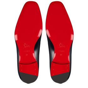 Christian Louboutin Dandelion Tassel Loafers Patinated Calf Leather Marine Blue