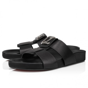 Christian Louboutin Dhabubizz Mules Calf Leather Black