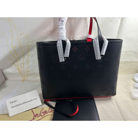 Christian Louboutin East West Cabata Tote Loubinthesky Calfskin Black